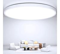 OUILA Plafonnier Led 30CM, 6500K Plafonnier 24W 2600LM Luminaire Plafonnier | Plafonnier Led IP44 Lampe Plafond, Plafonnier LED Salle de Bain pour Chambre, Cuisine, Salon, Balcon, Bureau, Porche