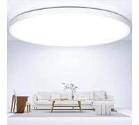 OUILA Plafonnier Led 40CM, 6500K Plafonnier 36W 3600LM Luminaire Plafonnier | Plafonnier Led IP44 Lampe Plafond, Plafonnier LED Salle de Bain pour Chambre, Cuisine, Salon, Balcon, Bureau, Porche
