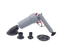 OUKANING Kit sans tuyau pour toilettes et canalisations, pompe à air comprimé haute pression avec 4 embouts, levier de pompe manuel, réutilisable, contre les bouchons tenaces dans les toilettes