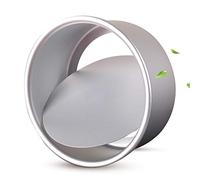 OUKEYI Moule à gâteau rond de 25,4 cm, moule à gâteau rond en aluminium avec fond amovible, moule à gâteau en mousseline d'aluminium anodisé