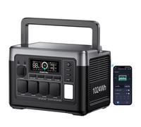 OUKITEL P1000 Plus Generateur Electrique Portable, 1024Wh 1800W (3600W en crête) LiFePO4 Station Électrique, 11 Sorties