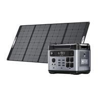 OUKITEL P2001E PLUS Generateur Electrique Portable,Équipé Panneau Solaire 400W,2400W 2048Wh Station Solaire, LiFePO4, 13 Sorties