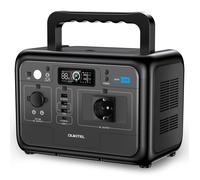 OUKITEL P800E Générateur Électrique Portable, 512Wh 800W (Puissance de Surcharge 1600W), LiFePO4, Charge Rapide AC + Solaire 55 Min