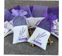 Oulensy 20pcs Coton Vide Sac d'impression De Fleur Sachets Parfum De Lavande Sac Purse Sachet De Lavande Grains Economie SéChé
