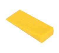 Oumefar Cale d'abattage d'arbre de 8 Pouces pour Une Coupe Sûre (Jaune) | Prise sûre, Matériau ABS robuste, Protection efficace contre les tronçonneuses, Utilisation polyvalente