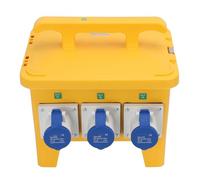 Oumefar Distributeur d'alimentation Portable, 3 Prises CEE et 3 Prises Femelles