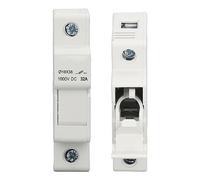 Oumefar Jeu de Porte-fusibles Solaires PV, 6 Pièces, Protection D'urgence 32A de Haute qualité pour équipements Industriels en Matériau PA66