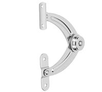 Oumefar Limiteur de Porte en Acier Inoxydable pour Réfrigérateur, Limiteur D'oscillation de Porte Droite, Contrôle D'angle Précis pour une Utilisation dans une Armoire, Durable et Facile à