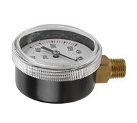 Oumefar Manomètre Y50 0-600psi Mesure Fiable de L'air et de L' pour Usage Industriel Acier Inoxydable Laiton 1/4 Po NPT