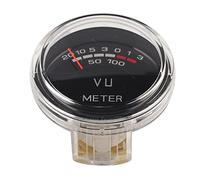 Oumefar Mini Compteur de Niveau Audio DB VU Meter, Testeur de Niveau D'amplificateur DB de Précision pour l'audio Domestique de Voiture, -10 ℃-60 ℃