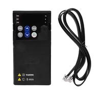 Oumefar Mini Variateur de Fréquence 0,75 KW Convertisseur de Fréquence de Sortie 3PH Inverseur de 4,5 A 0 à 999,9 Hz avec Suppression de Surtension et de surintensité pour