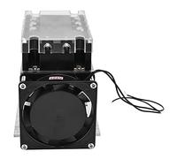 Oumefar Module amélioré de Relais à Semi-conducteurs triphasé pour L'automatisation Industrielle, Contrôle de Charge 480VAC avec Couvercle de Protection (TSR-120DA-R avec radiateur)