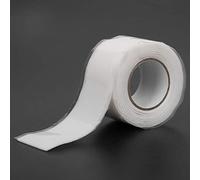 Oumefar Ruban étanche pour Réparation de Tuyaux, Forte Adhérence et flexibilité, 1 Mètre Blanc/rouge pour Tuyaux en PVC, PPR, Métal et Plastique (Blanc)