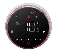 Oumefar Thermostat Domestique Intelligent avec Affichage LED, économie | Compatibilité de commande vocale, installation facile, contrôle de température de haute précision, conception de panneau
