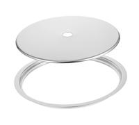 OUNONA 1 Ensemble Anneau Pour Poêle Montage De Cuisinière à Induction Plaque De Diffusion De Chaleur Diffuseur De Chaleur Pour Poêle à Anneau De Table Hot Pot Acier Inoxydable