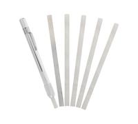 OUNONA 1 jeu de stylos en pour soudage, crayon de marquage pour acier avec mine en rechargeable, pour construction de précision et travail du bois