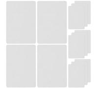OUNONA 100 Pièces Cartes de Présentation Vintage en Papier Kraft Blanc pour Boucles D'oreilles et Colliers, Affichage Bijoux, Emballage Accessoires Fait Main, Format 6x9 Cm