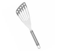 OUNONA 1pièce Spatule de Cuisine Acier Inoxydable pour Steak et Poisson Pelle Plate Résistante Ustensile de Cuisson Polyvalent pour Poêle et Plancha Facile à Nettoyer Usage Domestique