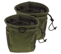 OUNONA 2 Pièces Pochette Organisatrice à Outils Portable, Toile | Poche de Vidange Compacte, Poches Latérales Séparées, Accès Rapide, Usage Extérieur et Urgences