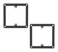 OUNONA 2 plaques de montage pour interrupteur simple de 86 mm, en acier | Adaptateur mural de 1,2 mm pour la fixation de prises et d'interrupteurs (bricolage), adaptateur pour module