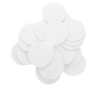 OUNONA 20 Paires Pastilles Faciles à Utiliser Blanches Auto-agrippantes Rondes Adhésives 6 Cm en Nylon et Polyester et pour Nappes, Tapis Bureaux en ureau