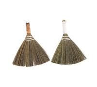 OUNONA 2pièces Balai Paille Balai Doux Asiatique pour Cuisine et Coin pour Nettoyage Maison Terrasse et Jardin sans Rayures Léger