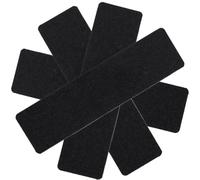 OUNONA 4 Pièces Tapis Antidérapant pour Marches D'escalier, Tapis D'escalier en Polyester Noir, Réutilisable, pour Marches en Bois, Escaliers Intérieurs et Usage Domestique