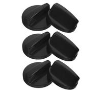 OUNONA 6 Pièces Bouton de Commande pour Autocuiseur, Bouton de Minuterie pour Cuiseur à Riz Électrique, Plastique Noir, Prise en Main Confortable, Résistant la Chaleur, Installation