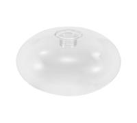 OUNONA Abat-jour en verre transparent, douille oblongue G9, abat-jour de rechange pour suspension, plafonnier minimaliste pour salon, chambre, cuisine