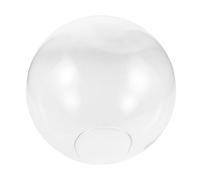 OUNONA Abat-jour sphérique en verre transparent - Pièce de rechange pour suspension - 18 cm de diamètre, diamètre extérieur 9 cm - Convient aux plafonniers et lampadaires