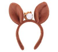 OUNONA Bandeau Année du Cheval 2026 - Serre-tête oreilles de cheval en peluche - Accessoire de costume pour le Nouvel An chinois, la Fête du Printemps et les décorations de fêtes