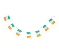 OUNONA Bannière Fanion Drapeau Irlande Décoration Fête Saint-patrick Léger Portable Facile à Installer pour Maison et Événements
