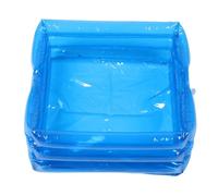 OUNONA Bassine Gonflable Bain Relaxant en Pvc Bleu Pliable pour Bain de Pieds Poignée et Solution de Rangement pour Soins des Pieds