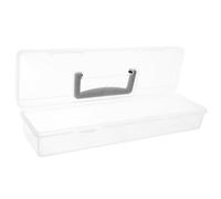 OUNONA Boîte de Rangement Transparente Multifonction pour Outils Portable et Compacte Organiseur Pratique pour Vis Clous et Petites pour Bricolage et Papeterie