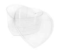 OUNONA Boîte Transparente en Acrylique Forme de Cœur pour Composition de Fleur, Solution D'emballage Délicate et Simple, pour Présents de Mariage et Anniversaires