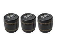 OUNONA Cadenas de Restaurant pour Bouteilles D'alcool et Whisky, Verrou à Combinaison Réinitialisable, Bouchon de Bouteille Verrou en Abs et Alliage de Zinc, Pack de 3 pour Bar et Cave