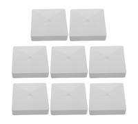 OUNONA Capuchons de Poteau Pvc 8 Pièces Bouchon de Protection pour Poteaux PVC et Métal de 4 Pouces, Installation Sans Outil pour Terrasses et Garde-Corps