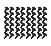 OUNONA Clips Rivets Plastique pour Carrosserie Automobile 9mm Mécanisme à Goupille, en Nylon Noir, Haute Résistance, Pack de 100 Pièces, pour Montage Pare-chocs