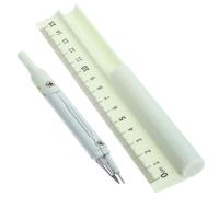 OUNONA Compas à Dessin Stylo Règle, Ensemble Multifonction en Plastique et Métal, Vert, Portable, pour Élèves et Professionnels, pour Mathématiques et Dessin Technique