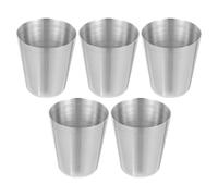 OUNONA Couvercles de Bec Protection Anti-poussière 5pcs pour Théière en Acier Inoxydable Argenté, Accessoires pour Théière Faciles à Nettoyer pour Usage Domestique