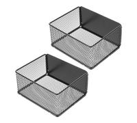 OUNONA Étagère Magnétique Robuste Solution Gain de Place Cuisine 2pcs en Acier Carbone Panier de Rangement Latéral Noir et Conservation D'ail et Gingembre pour Réfrigérateur