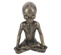 OUNONA Figurine Yoga en Résine Synthétique, Design Unique et Apaisant | Base Stable, Rangement Facile, pour Bureau et Salles de Yoga, Sculpture Décorative au Style Captivant