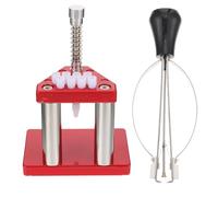 OUNONA Kit D’Outils de Réparation pour Montre 11 Pièces, Extracteur et Releveur D’Aiguilles Manuel, Accessoires Précis pour Horlogers, Outil Rouge Compact pour Démontage et Réglage