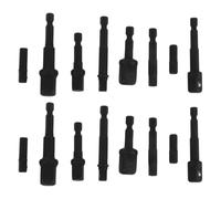 OUNONA Kit de 2 adaptateurs pour douilles d'outils électriques - Convertisseur de forets à queue hexagonale 1/2'' 3/8'' 1/4'' - Adaptateur de douille à impact carrée