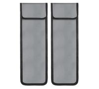 OUNONA Lot de 2 Sacs de Rangement pour ustensiles de Barbecue : étui de Transport pour Outils de Barbecue d'extérieur - Pochette Tubulaire en Tissu Oxford de 45 x 12 cm pour Camping, Pique- et