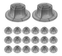OUNONA Lot de 20 écrous de blocage de pales de ventilateur de rechange - Pièces détachées pour ventilateurs domestiques - Écrous de fixation en plastique pour de table, muraux et sur pied,