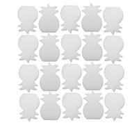 OUNONA Lot de 20 éponges absorbantes d'huile pour Piscine et Spa, éponges flottantes en Forme d'ananas pour Le Nettoyage des Surfaces de Spa, absorbantes de Graisse pour Piscine