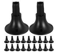 OUNONA Lot de 20 supports de torches solaires en plastique, avec fixation | Trou de 21 mm, base pour lampe torche solaire, construction en plastique robuste, compatible avec les piquets lumineux