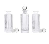 OUNONA Lot de 3 Flacons Diffuseurs D'arôme en Verre 150 ML, Bouteilles Aromathérapie Rechargeables sans Couvercle, Flacons Parfum pour Maison et Bureau, Diffuseur Huile Parfumée Portable