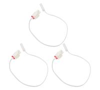OUNONA Lot de 3 Sondes de Capteur de Température pour Réfrigérateur 5k en Plastique Blanc Compatible Universellement Contrôle Précis Efficacité Énergétique